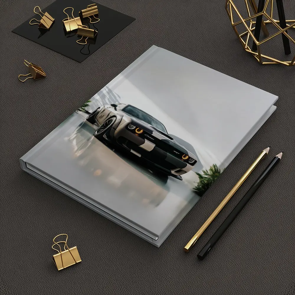 Dodge Challenger SRT Parked Clean White Studio – Notebooks