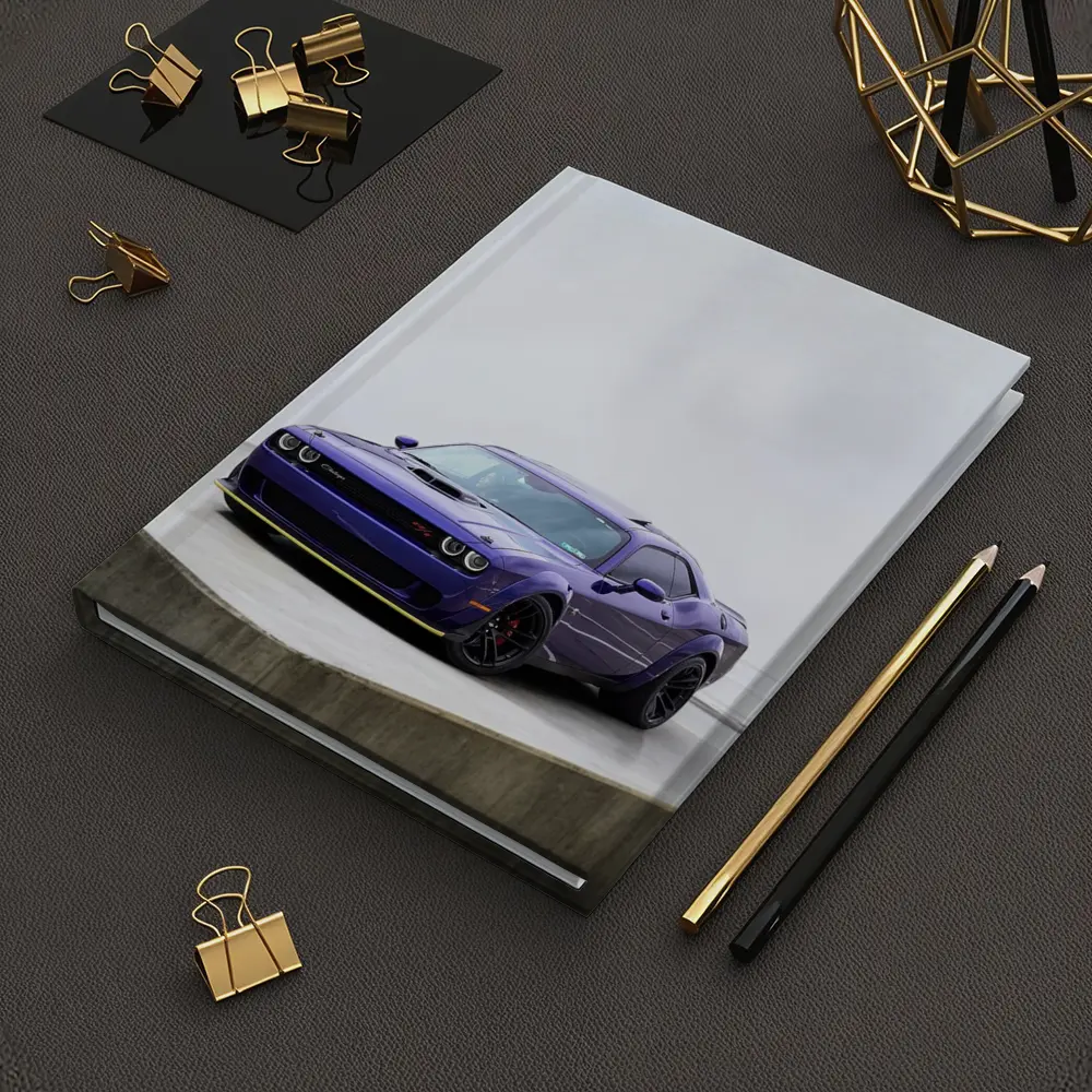 Dodge Challenger Purple Muscle Car Studio – Notebooks