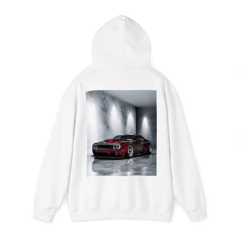 Dodge Challenger SRT Red Custom Marble Studio – Hoodies