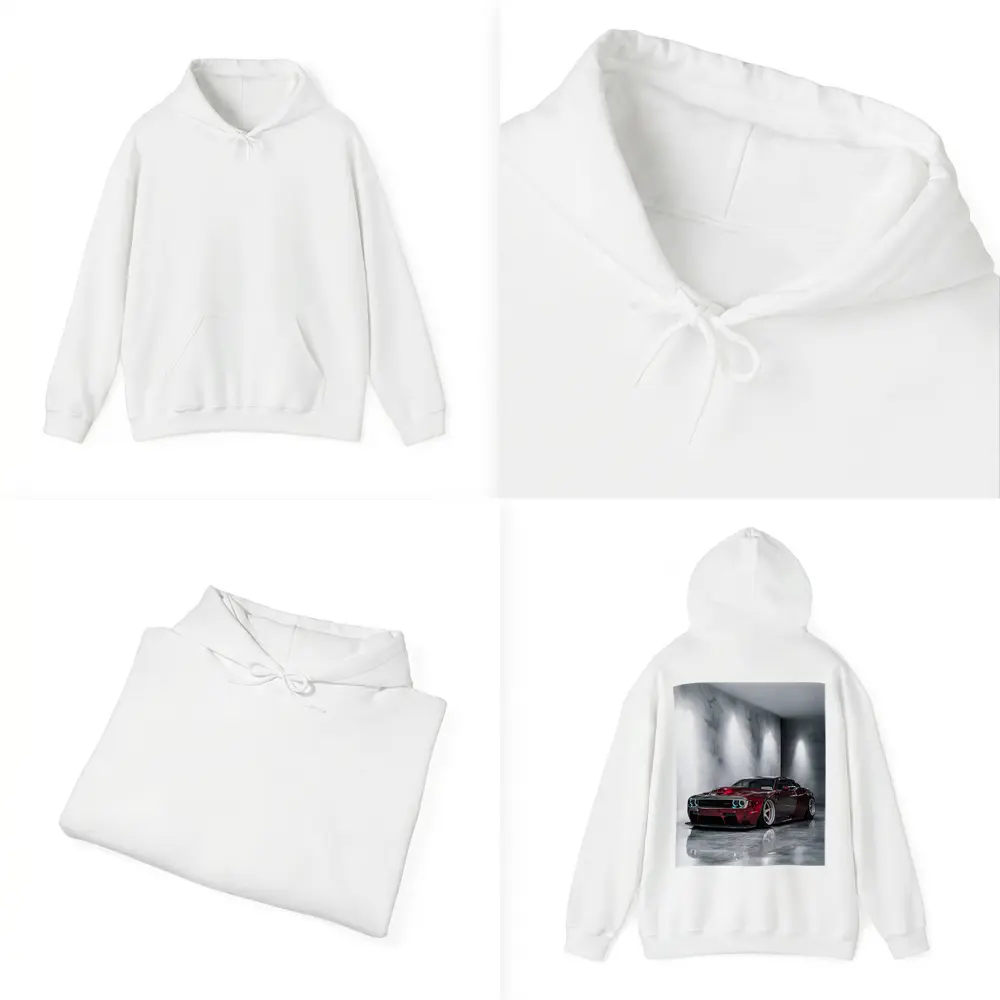 Dodge Challenger SRT Red Custom Marble Studio – Hoodies