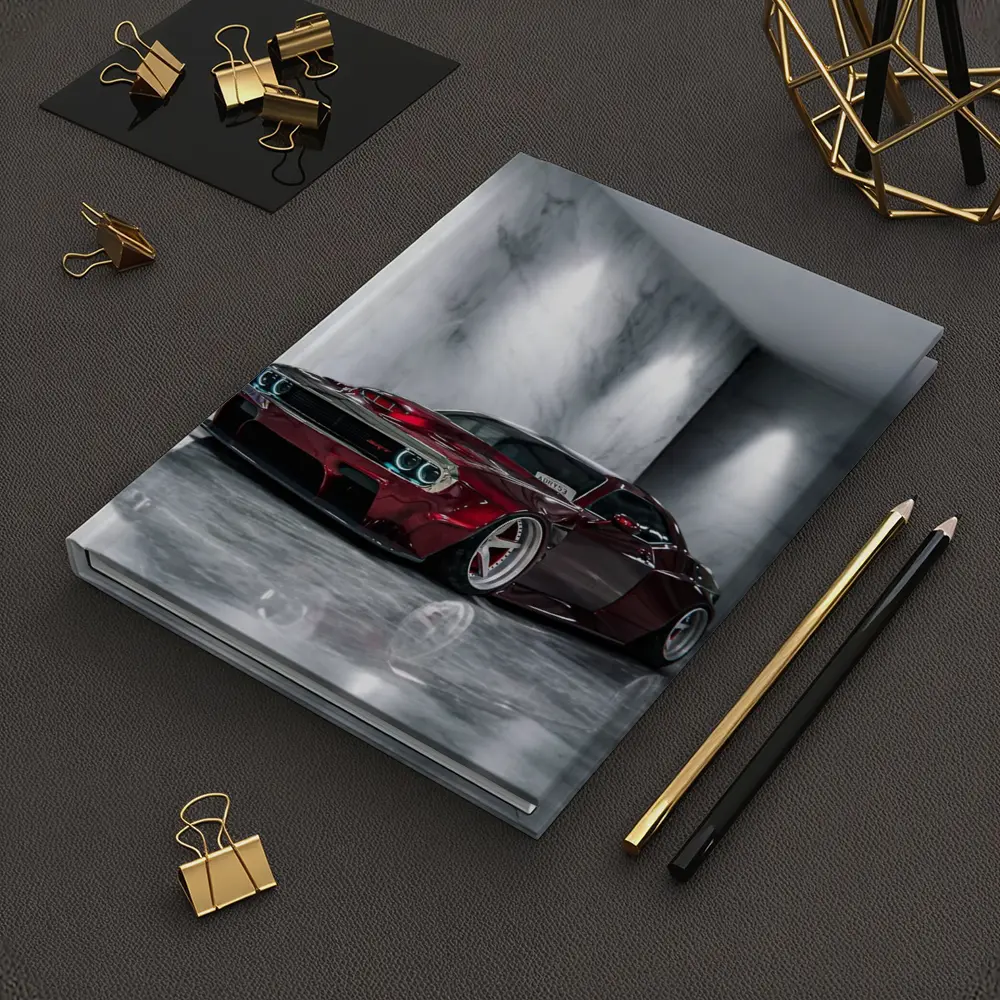 Dodge Challenger SRT Red Custom Marble Studio – Notebooks