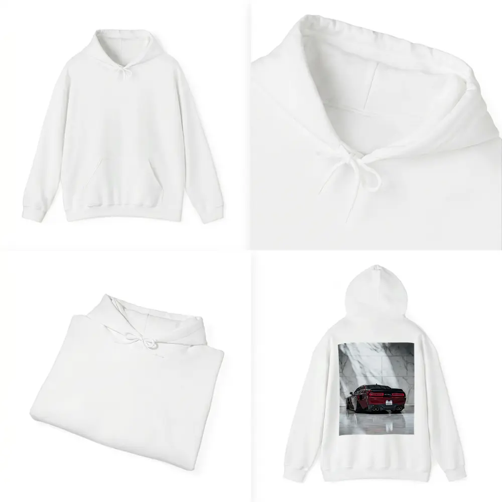 Dodge Charger Red Black Marble Background – Hoodies