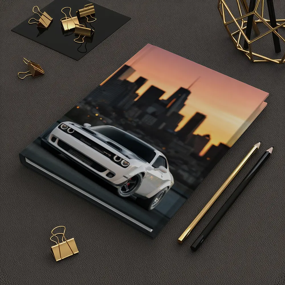 Dodge Challenger SRT City Sunset White – Notebooks