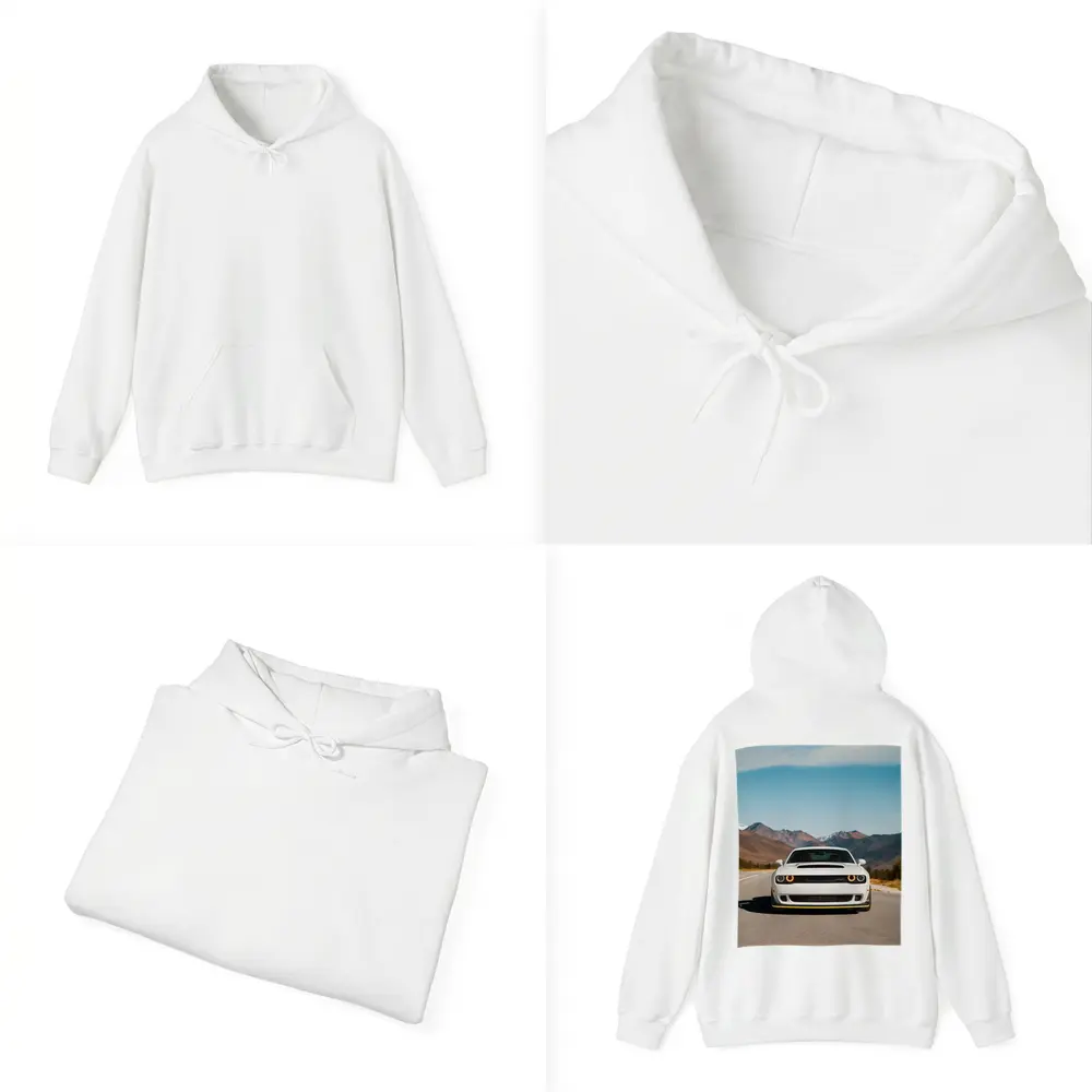 Dodge Challenger SRT White Mountain Road – Hoodies