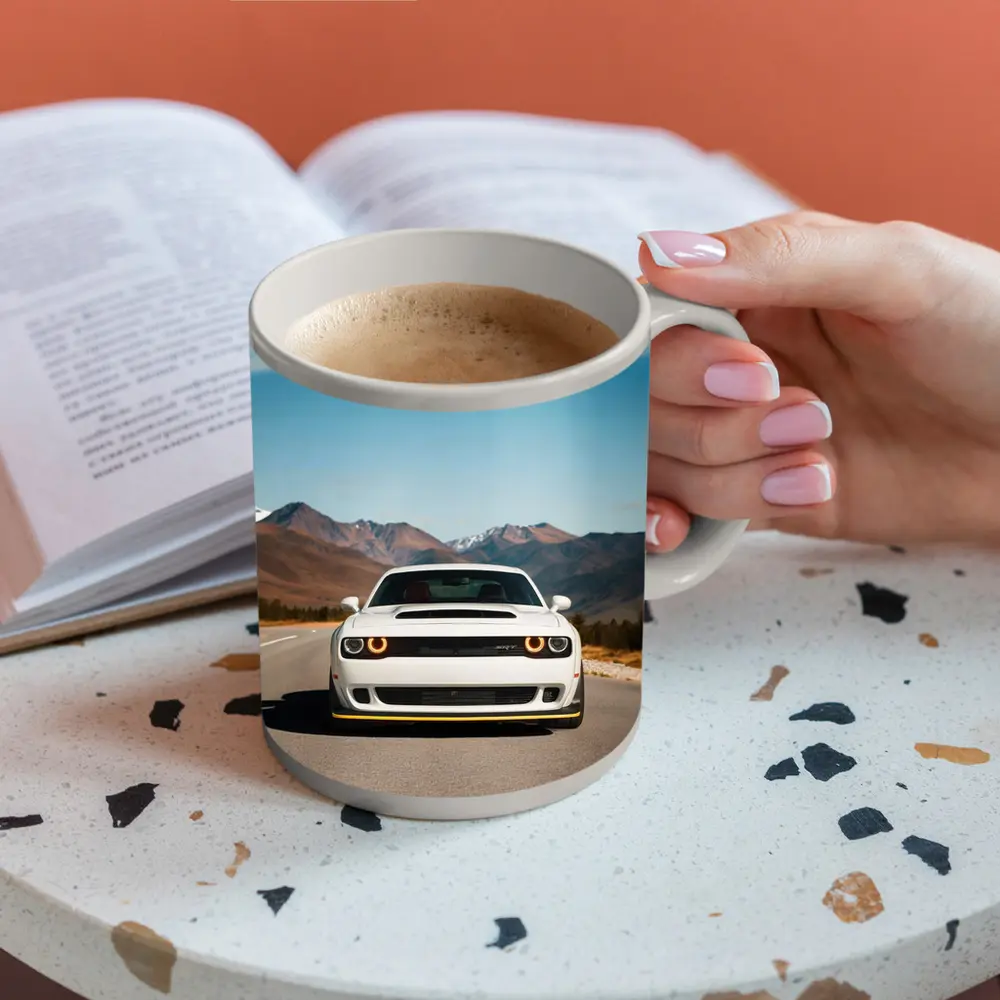 Dodge Challenger SRT White Mountain Road – Mugs