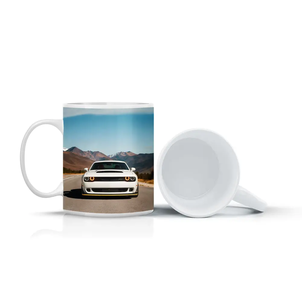 Dodge Challenger SRT White Mountain Road – Mugs
