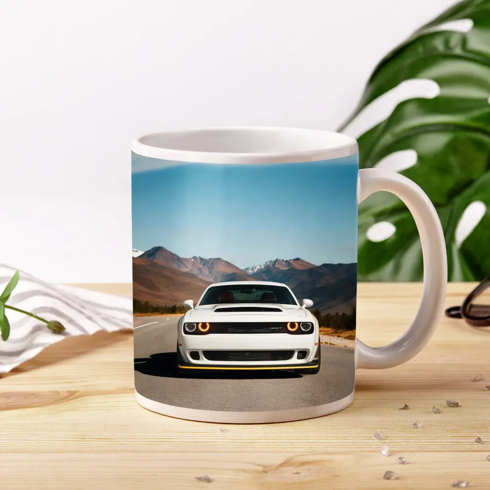 Dodge Challenger SRT White Mountain Road – Mugs