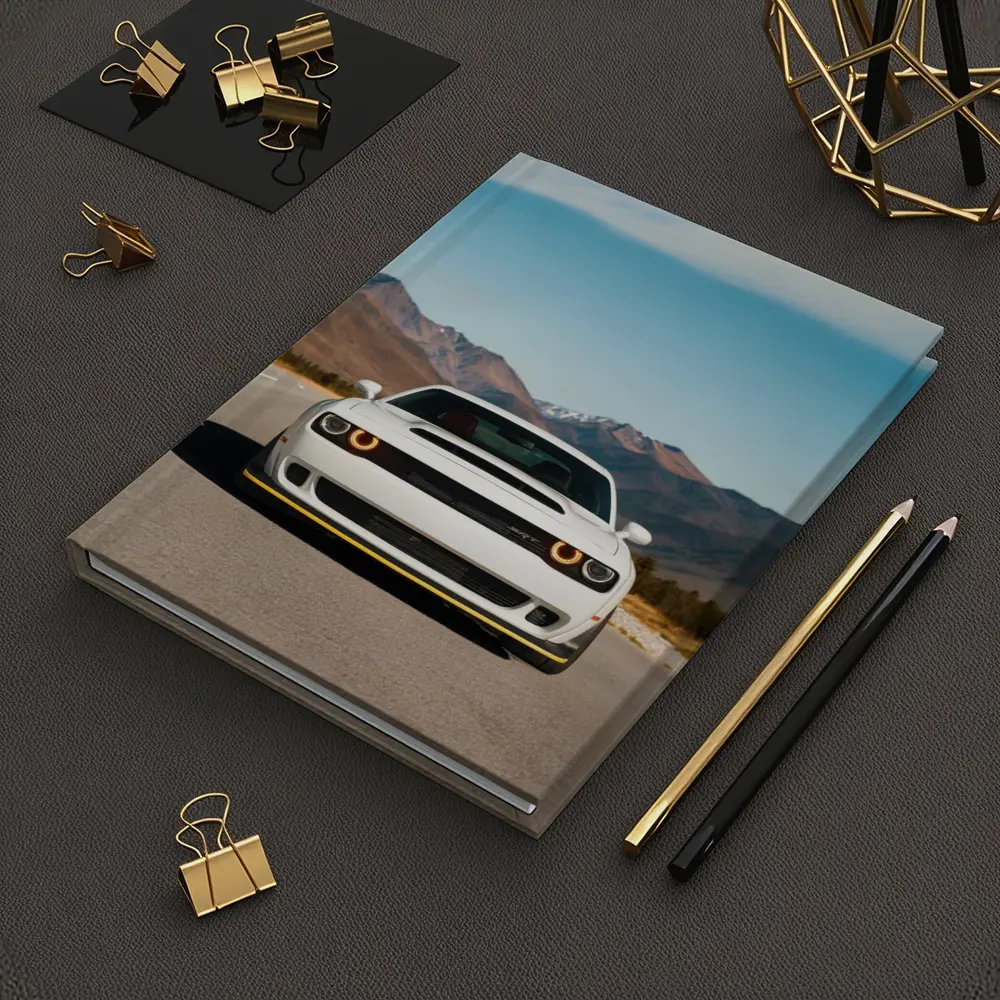 Dodge Challenger SRT White Mountain Road – Notebooks