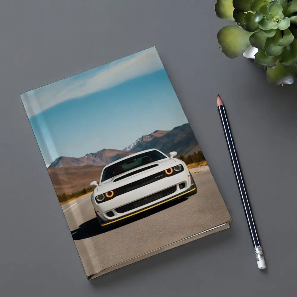 Dodge Challenger SRT White Mountain Road – Notebooks