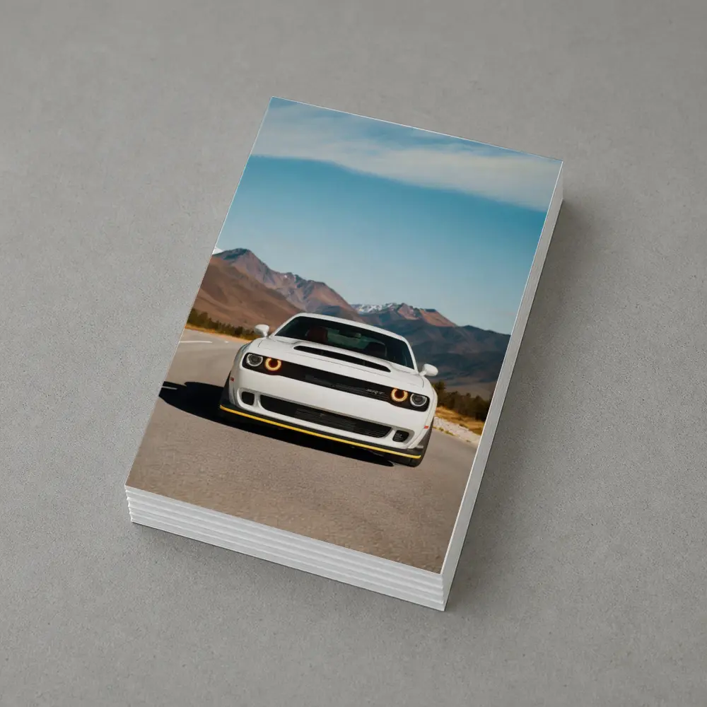 Dodge Challenger SRT White Mountain Road – Postcards
