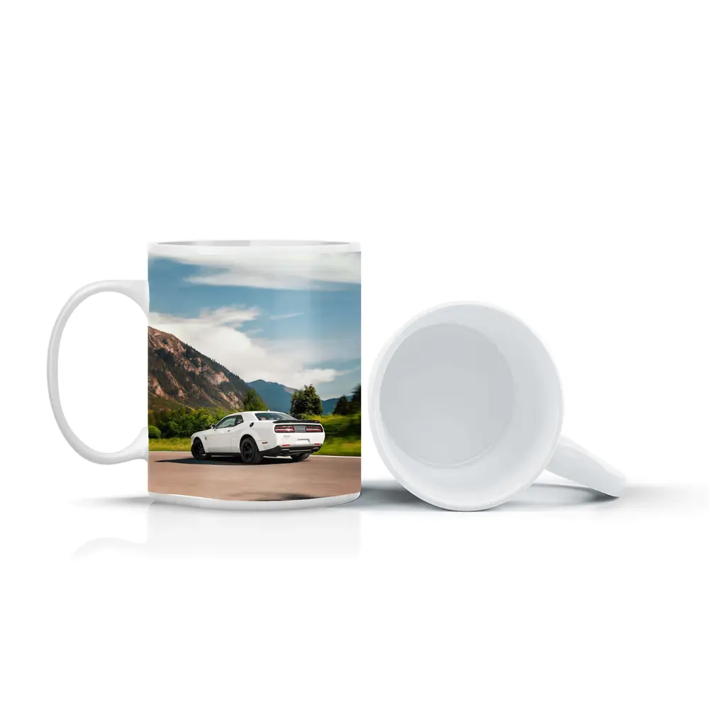 Dodge Challenger White Mountain Road Drive – Mugs