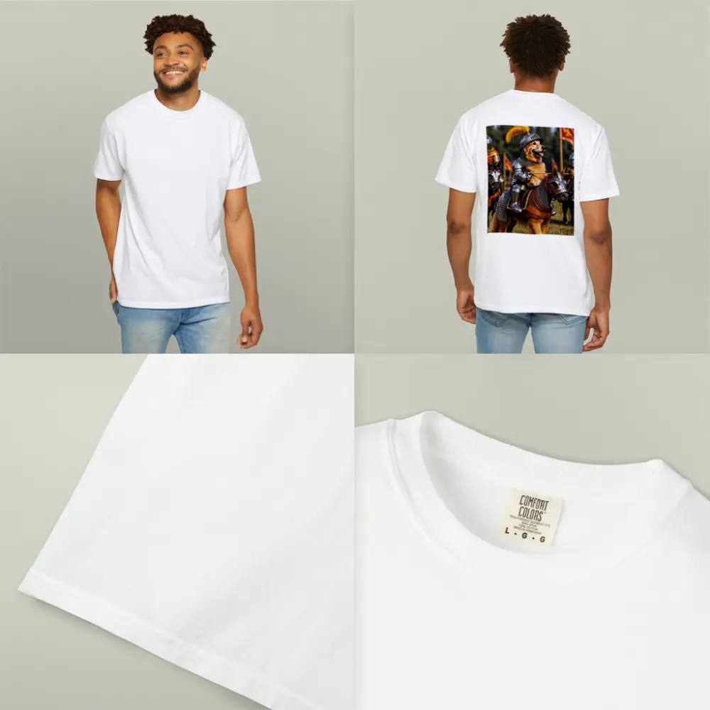 Golden Retriever Knight Medieval Tournament Adventure – T-Shirts