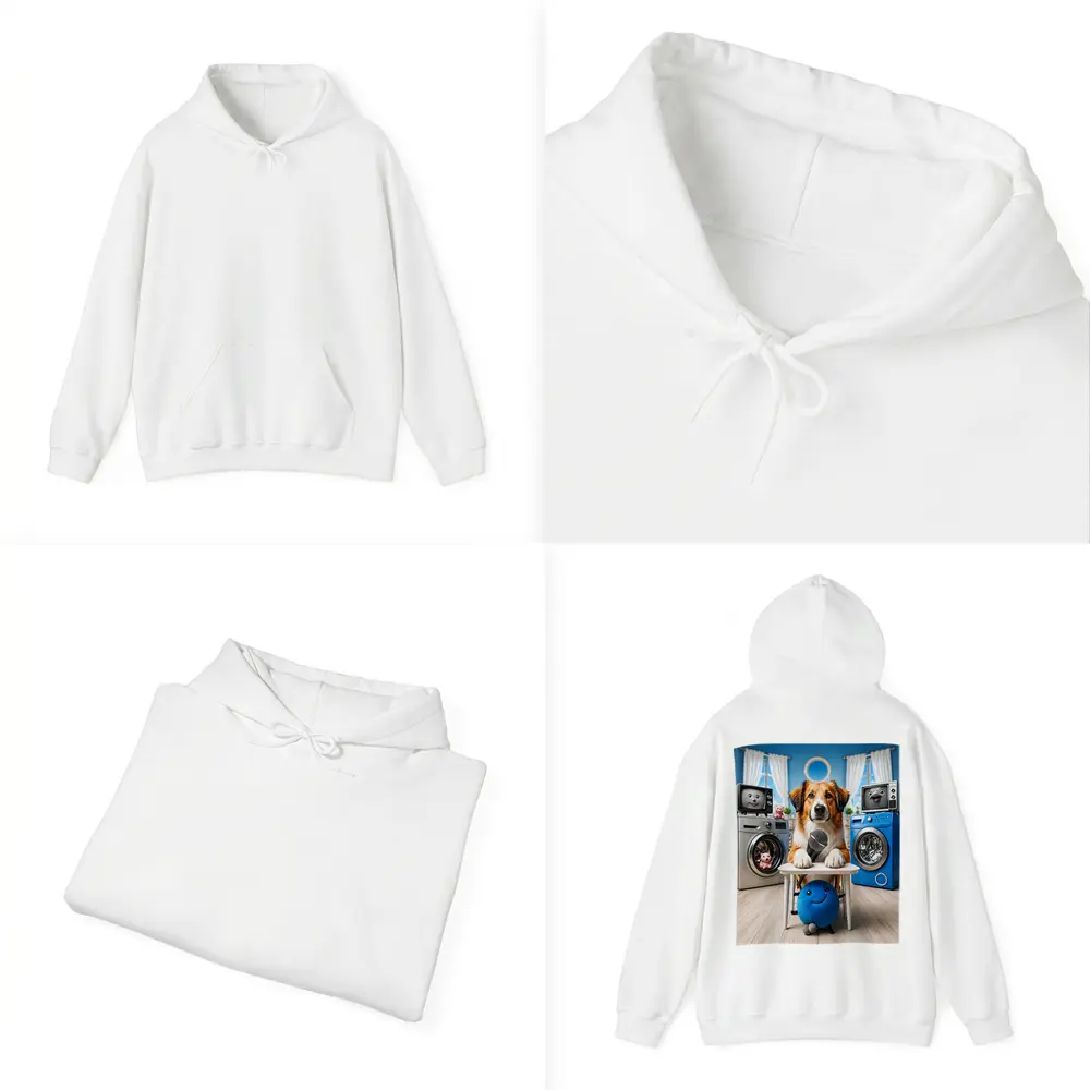 Golden Retriever Host Laundry Room Comedy Show – Hoodies