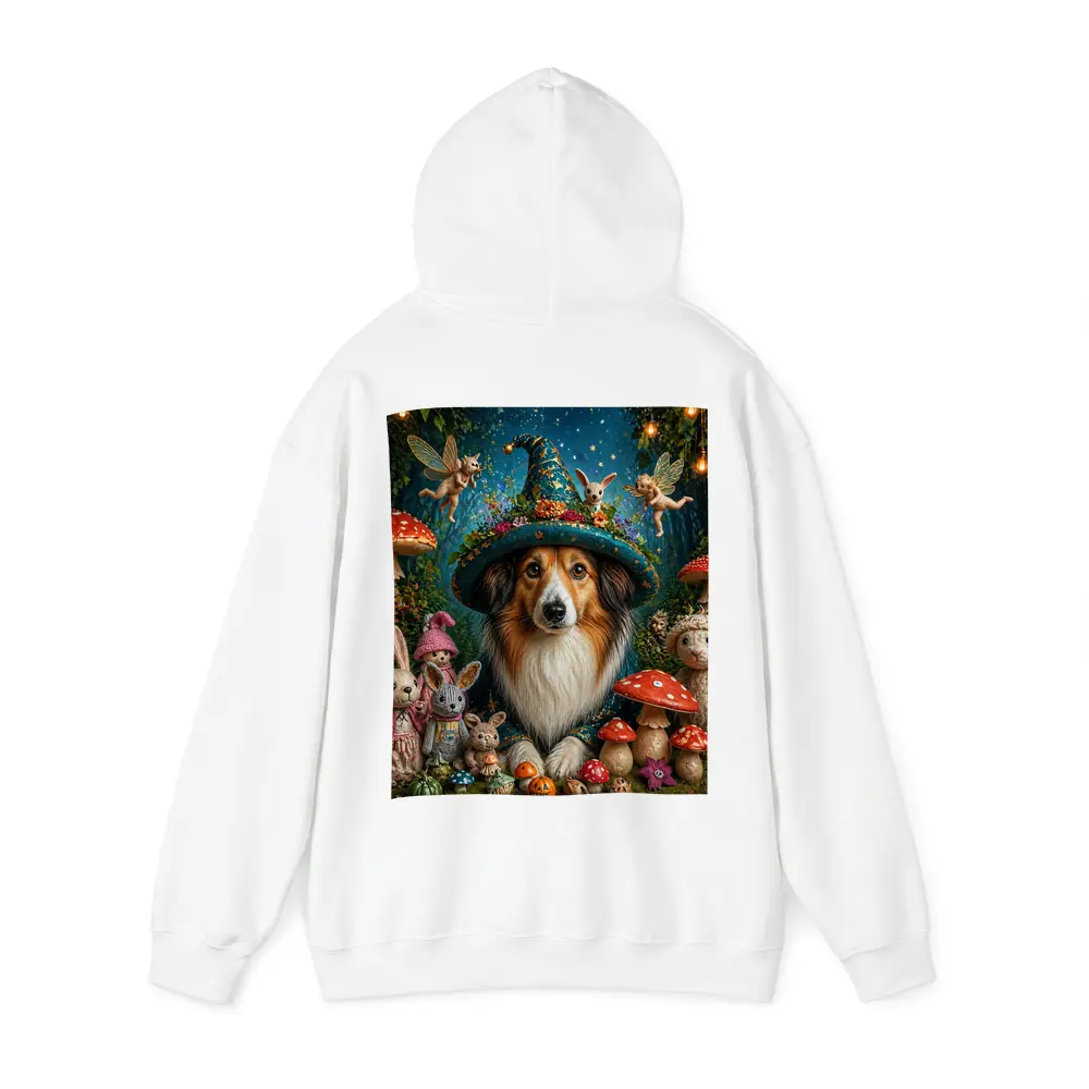 Shetland Sheepdog Wizard Hat Fantasy Forest – Hoodies