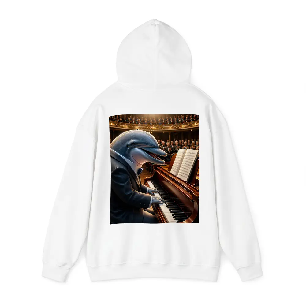 Dolphin Pianist Performing Grand Concert Hall – Hoodies