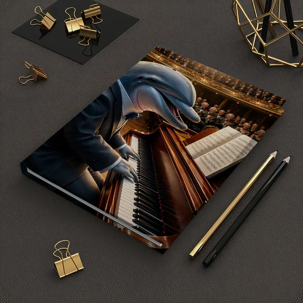 Dolphin Pianist Performing Grand Concert Hall – Notebooks