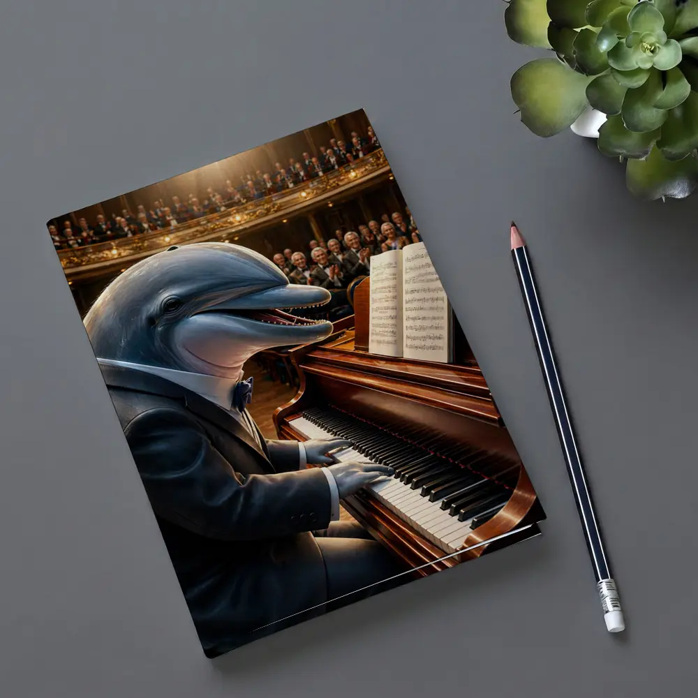 Dolphin Pianist Performing Grand Concert Hall – Notebooks
