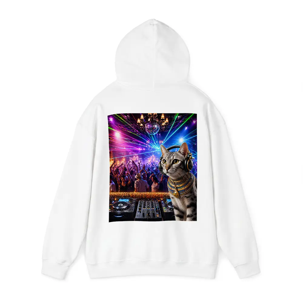 Egyptian Mau DJ Cat Nightclub Party – Hoodies