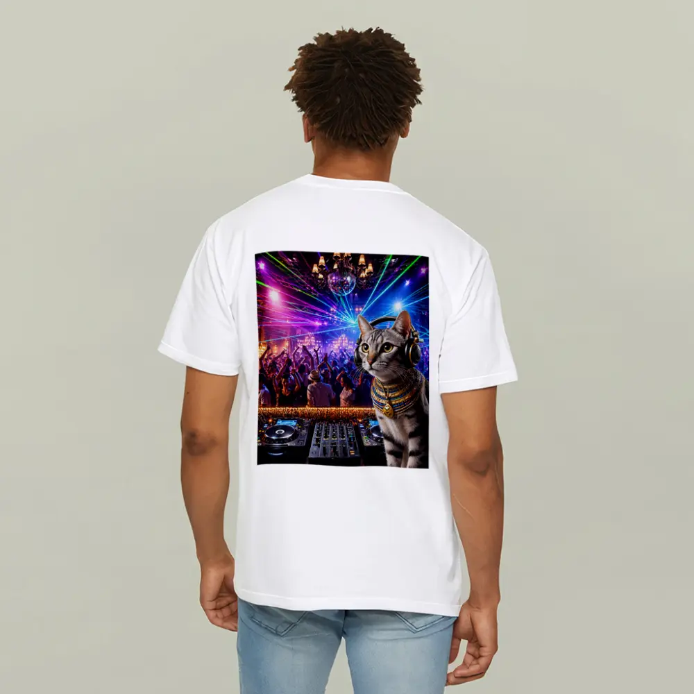 Egyptian Mau DJ Cat Nightclub Party – T-Shirts