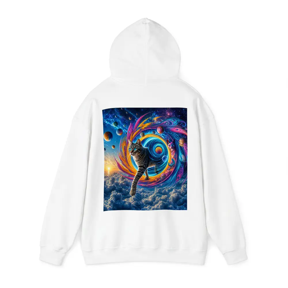 Egyptian Mau Cat Cosmic Space Swirl Art – Hoodies