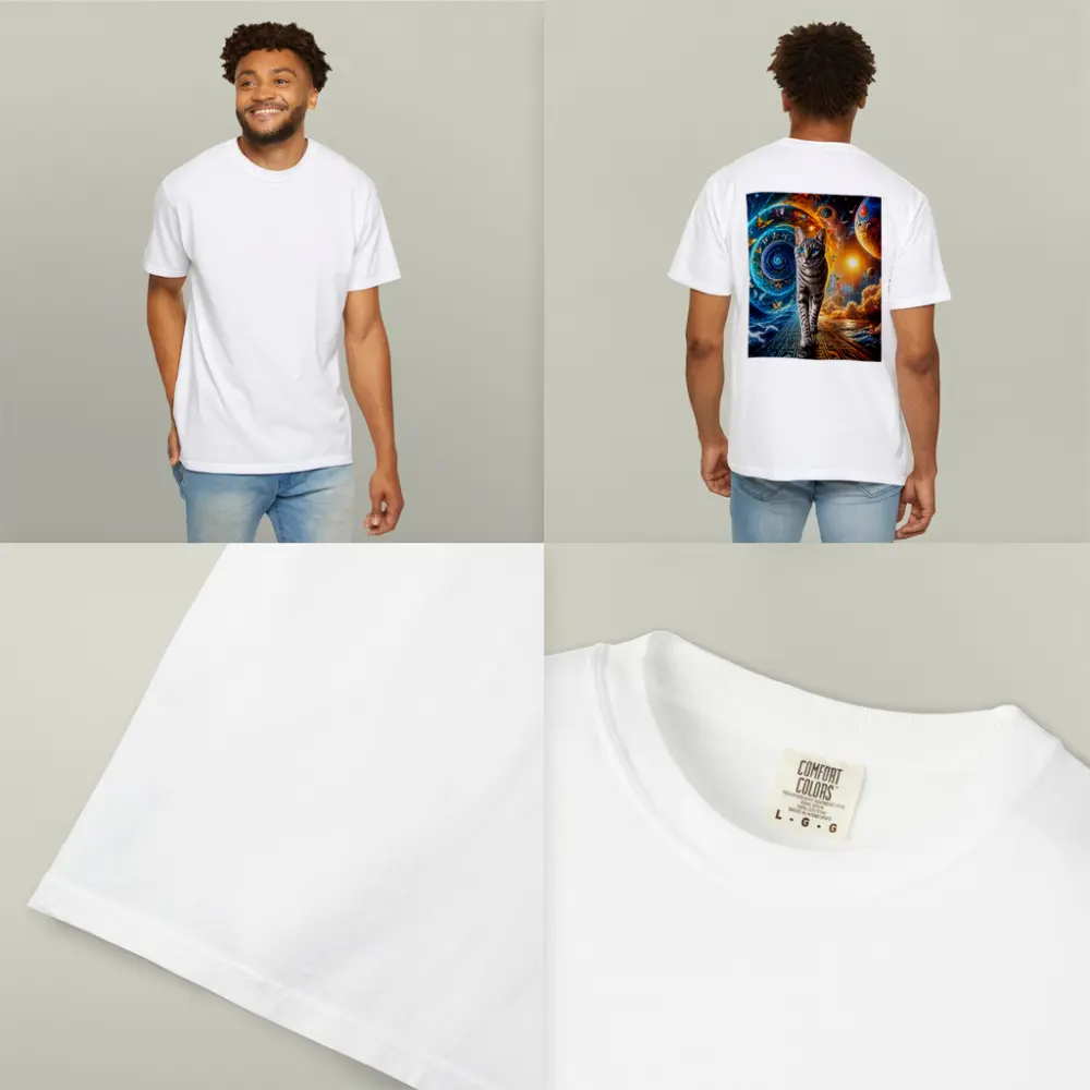 Egyptian Mau Cat Cosmic Space Fantasy Art – T-Shirts