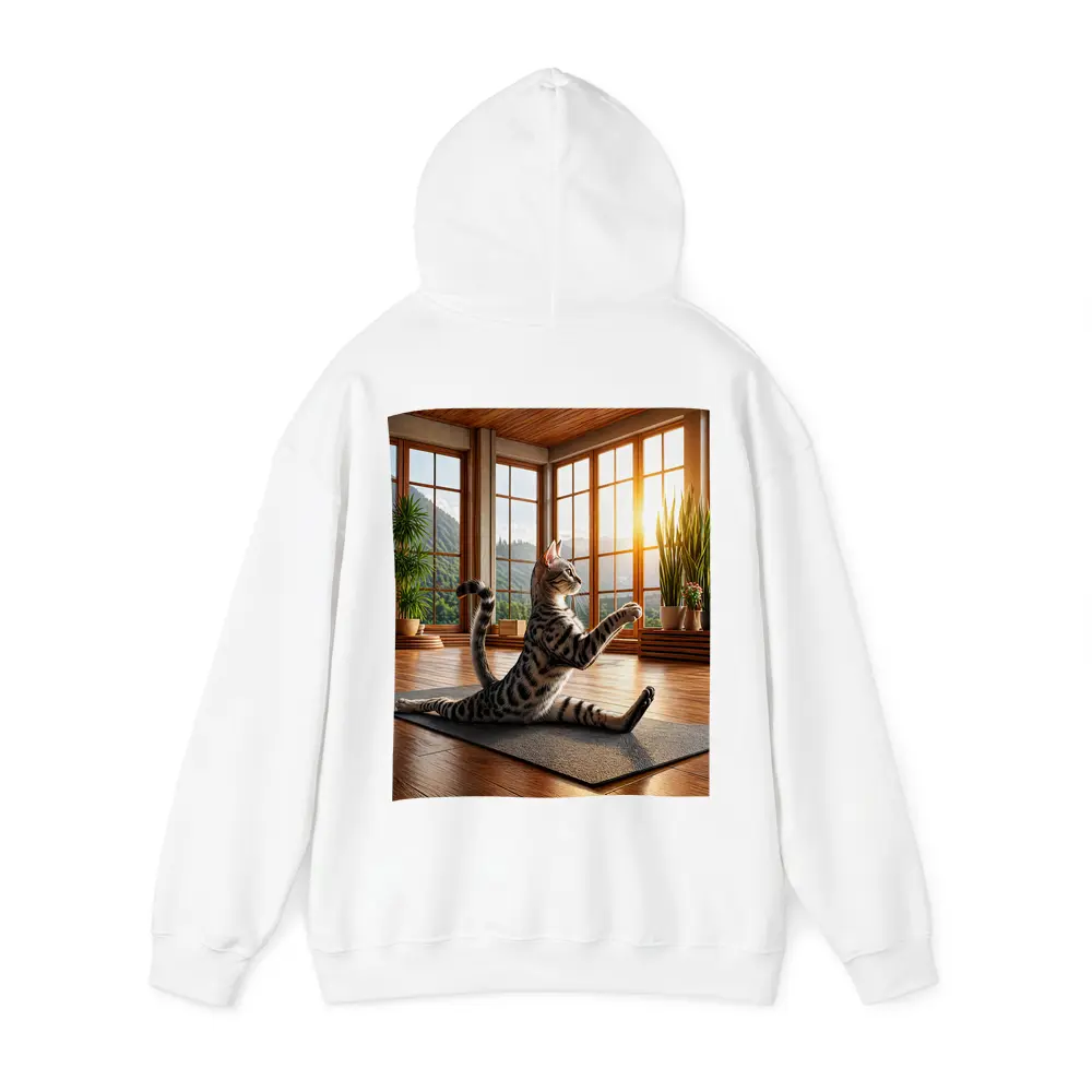 Egyptian Mau Cat Doing Yoga Sunny Studio – Hoodies