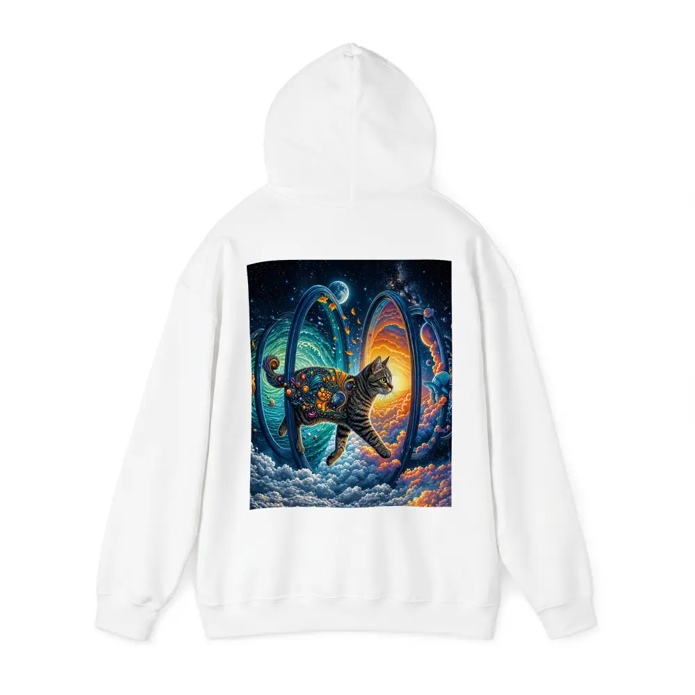 Egyptian Mau Cat Cosmic Space Trippy Art – Hoodies