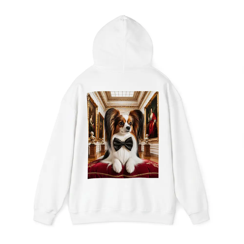 Papillon Dog Wearing Bow Tie Museum Gallery – Hoodies