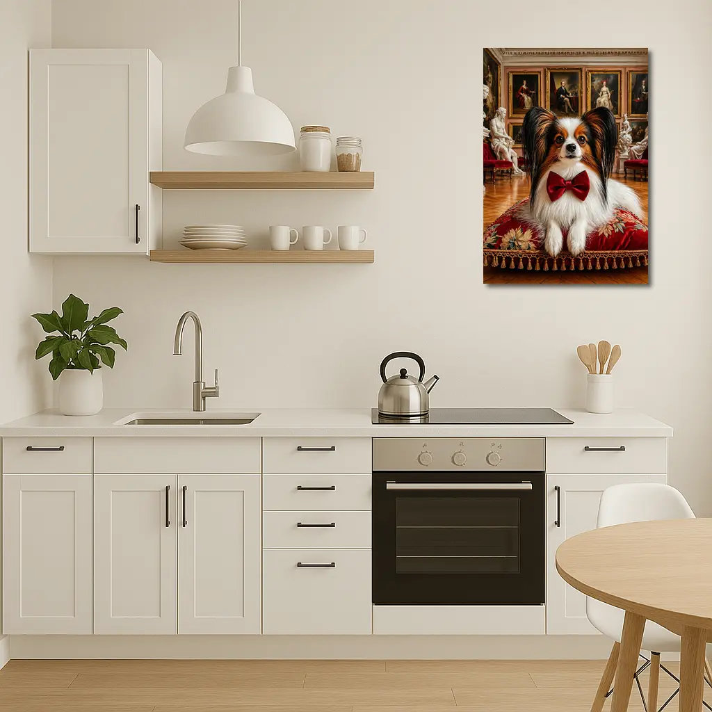 Papillon Dog Portrait Grand Museum Gallery – Wall Art