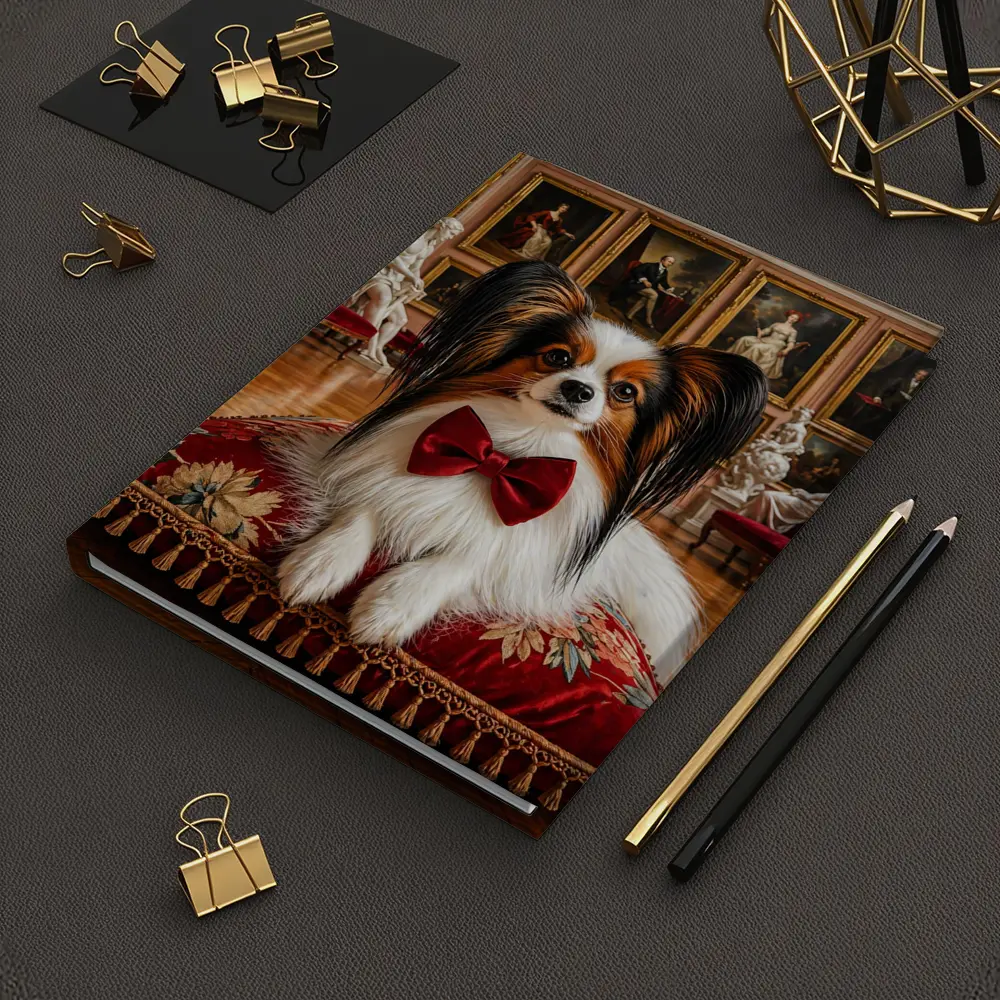 Papillon Dog Portrait Grand Museum Gallery – Notebooks