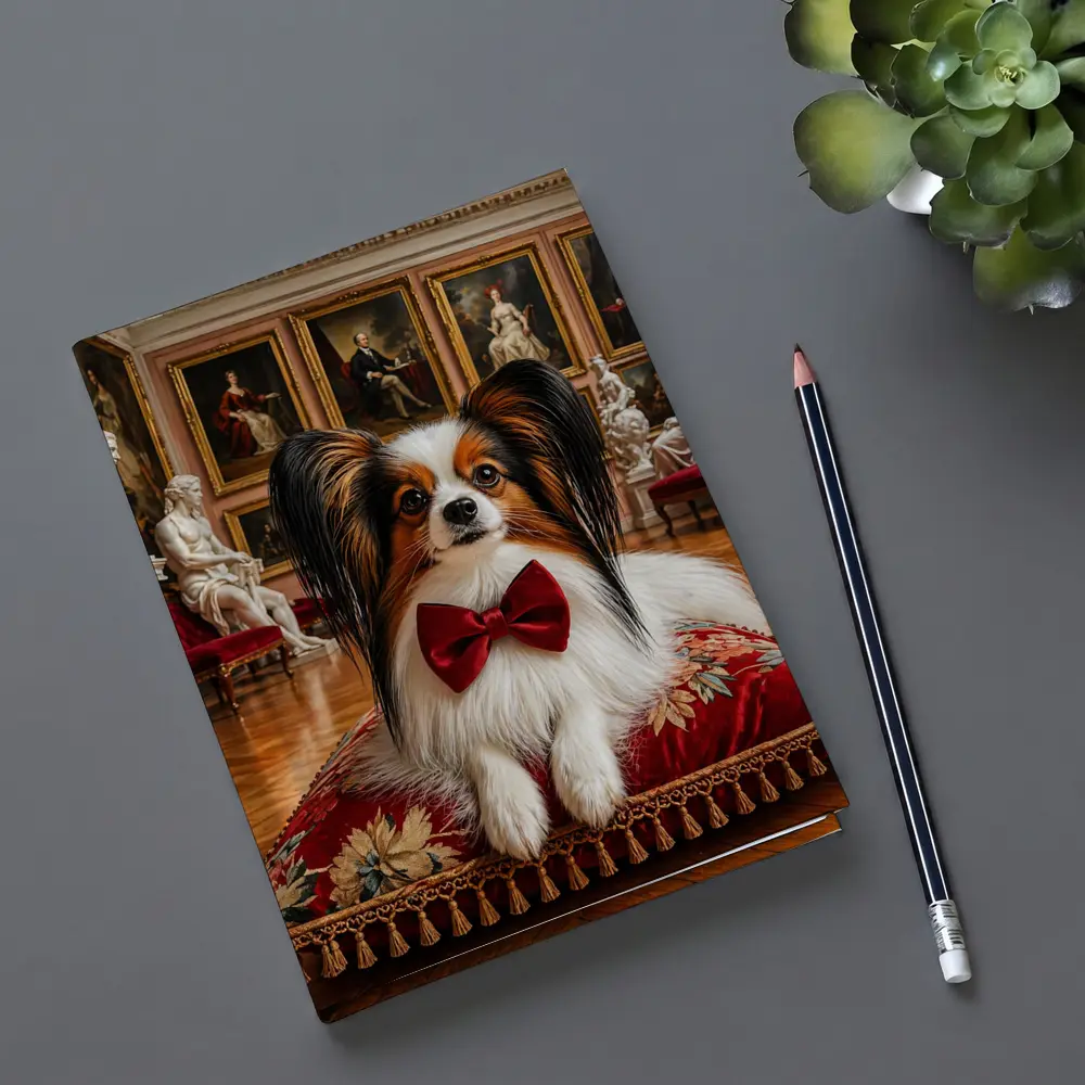 Papillon Dog Portrait Grand Museum Gallery – Notebooks
