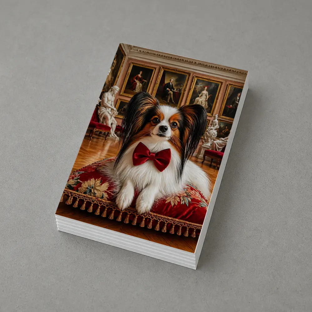 Papillon Dog Portrait Grand Museum Gallery – Postcards