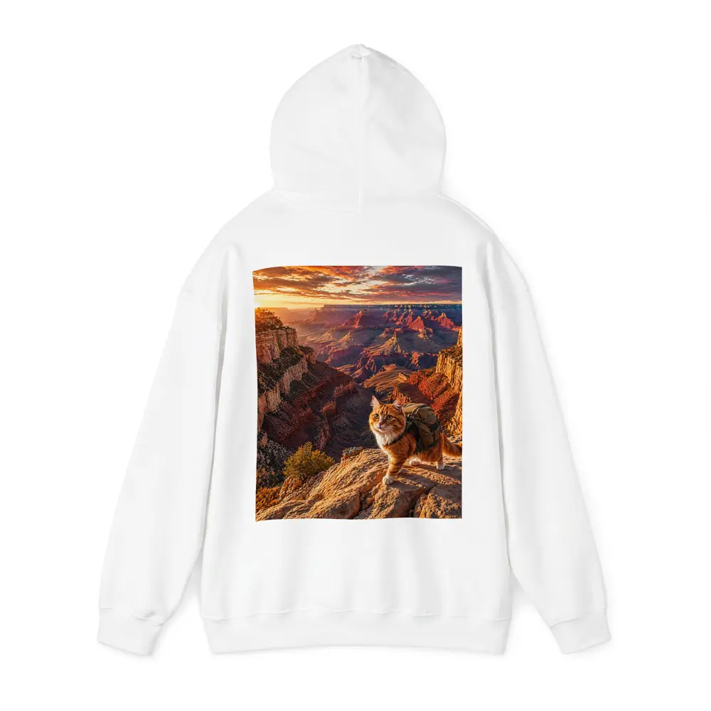 Adventure Cat Hiking Grand Canyon Sunset – Hoodies