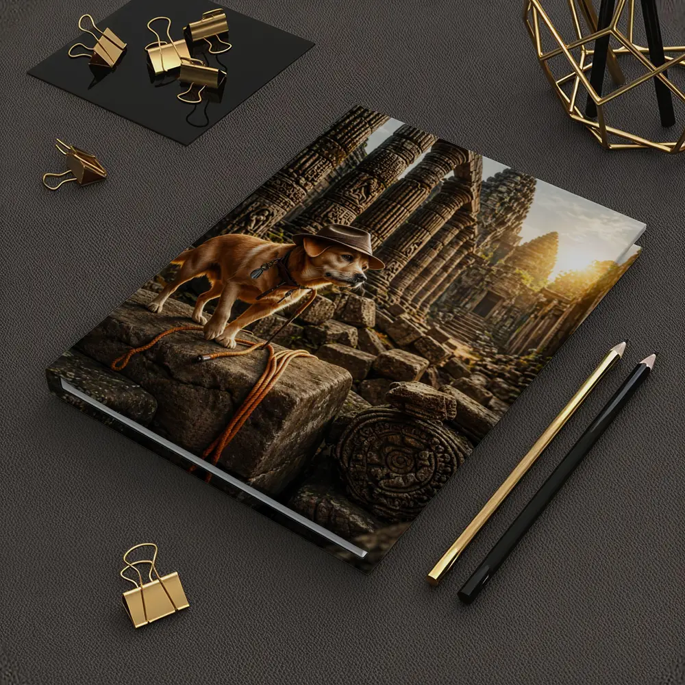 Adventure Dog Explorer Ancient Temple Ruins – Notebooks