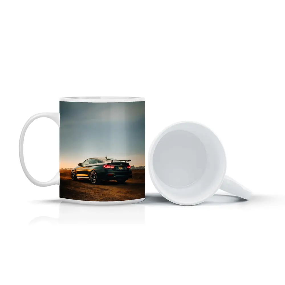BMW M4 Frozen Black Sunset Dirt Field – Mugs