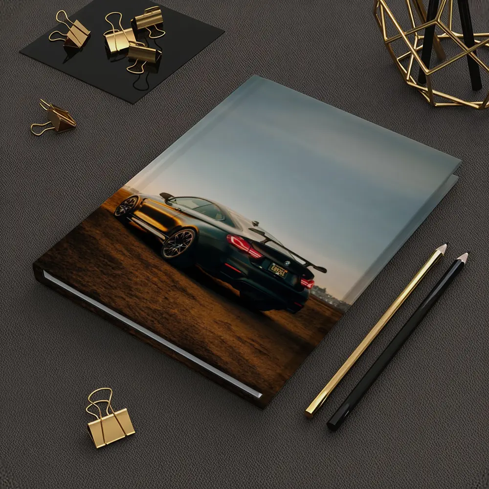BMW M4 Frozen Black Sunset Dirt Field – Notebooks