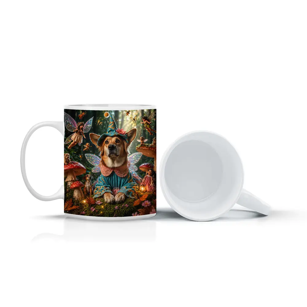 Corgi Fairy Dog Enchanted Mushroom Forest – Mugs