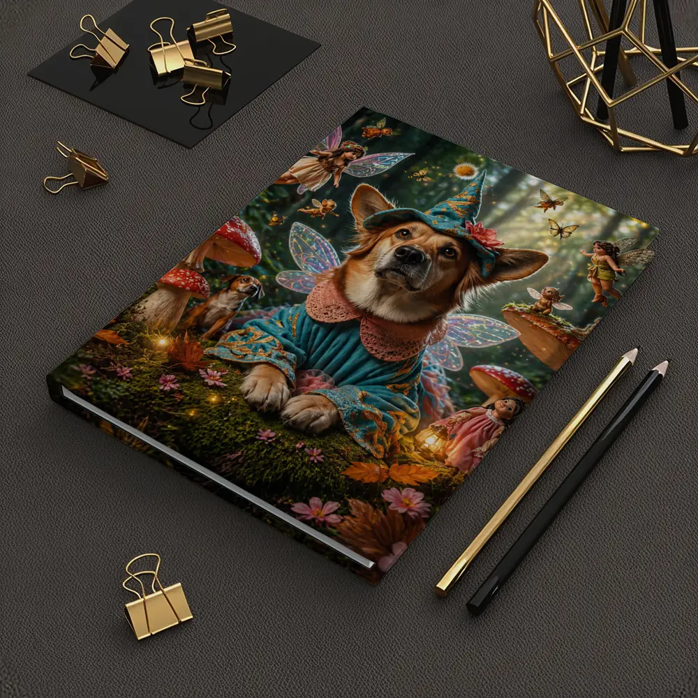 Corgi Fairy Dog Enchanted Mushroom Forest – Notebooks