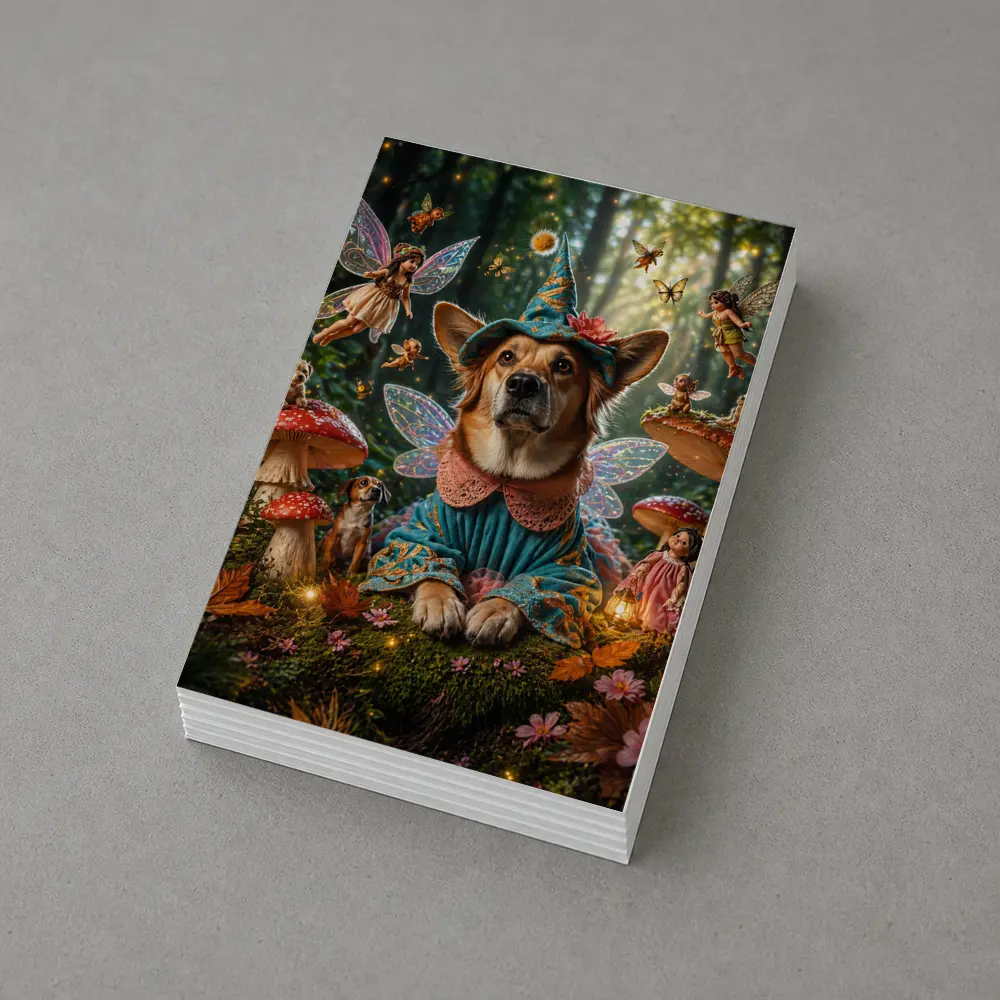 Corgi Fairy Dog Enchanted Mushroom Forest – Postcards
