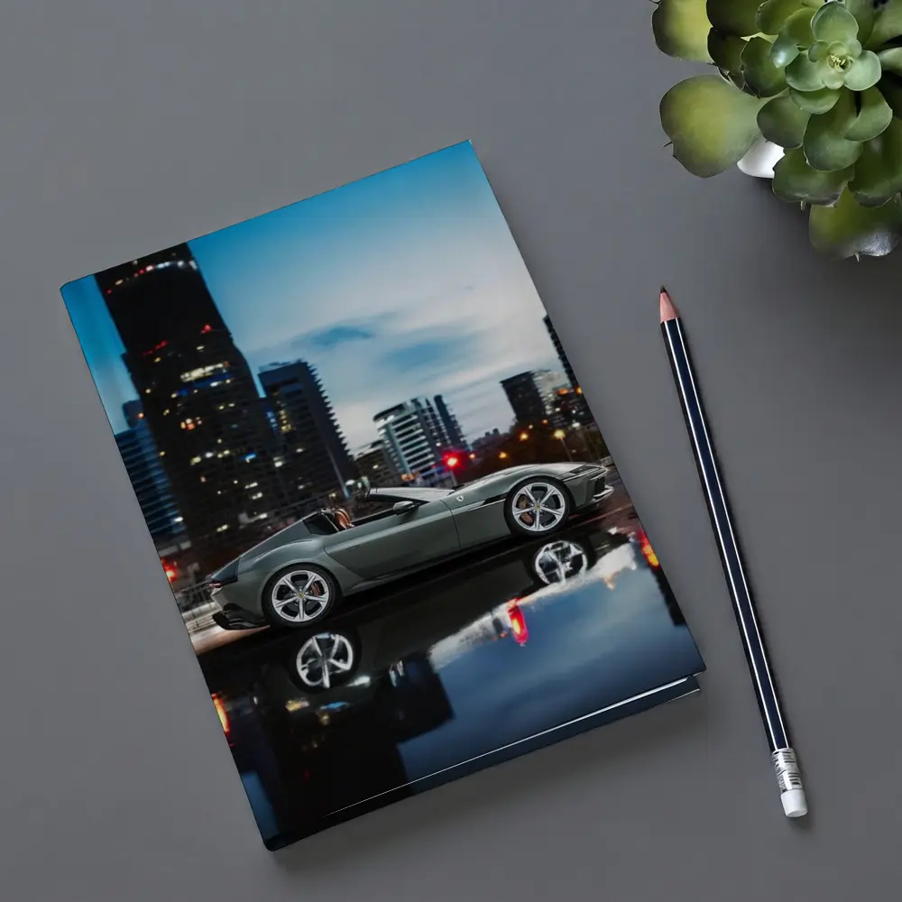Ferrari 12 Cilindri Green City Night – Notebooks