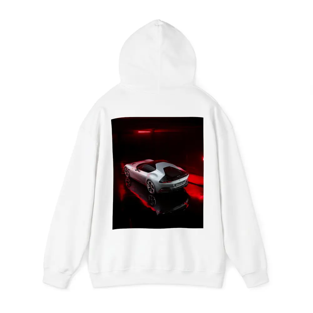 Ferrari 12 Cilindri Silver Car Dark Studio – Hoodies