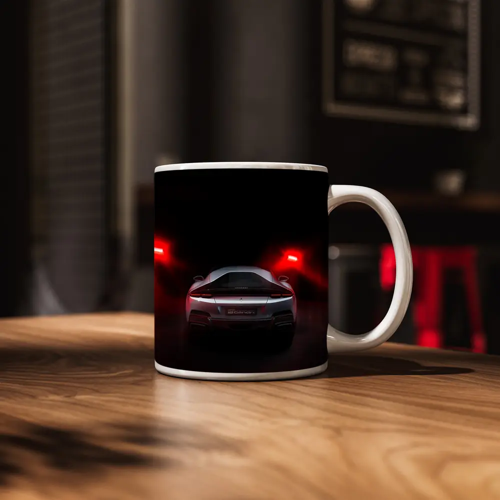 Ferrari 12 Cilindri Rear View Dark Studio – Mugs