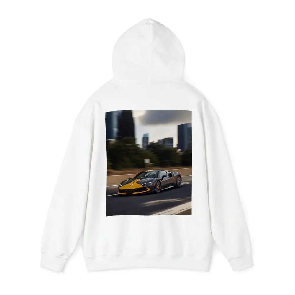 Ferrari 296 GTB Yellow Black City Speed – Hoodies