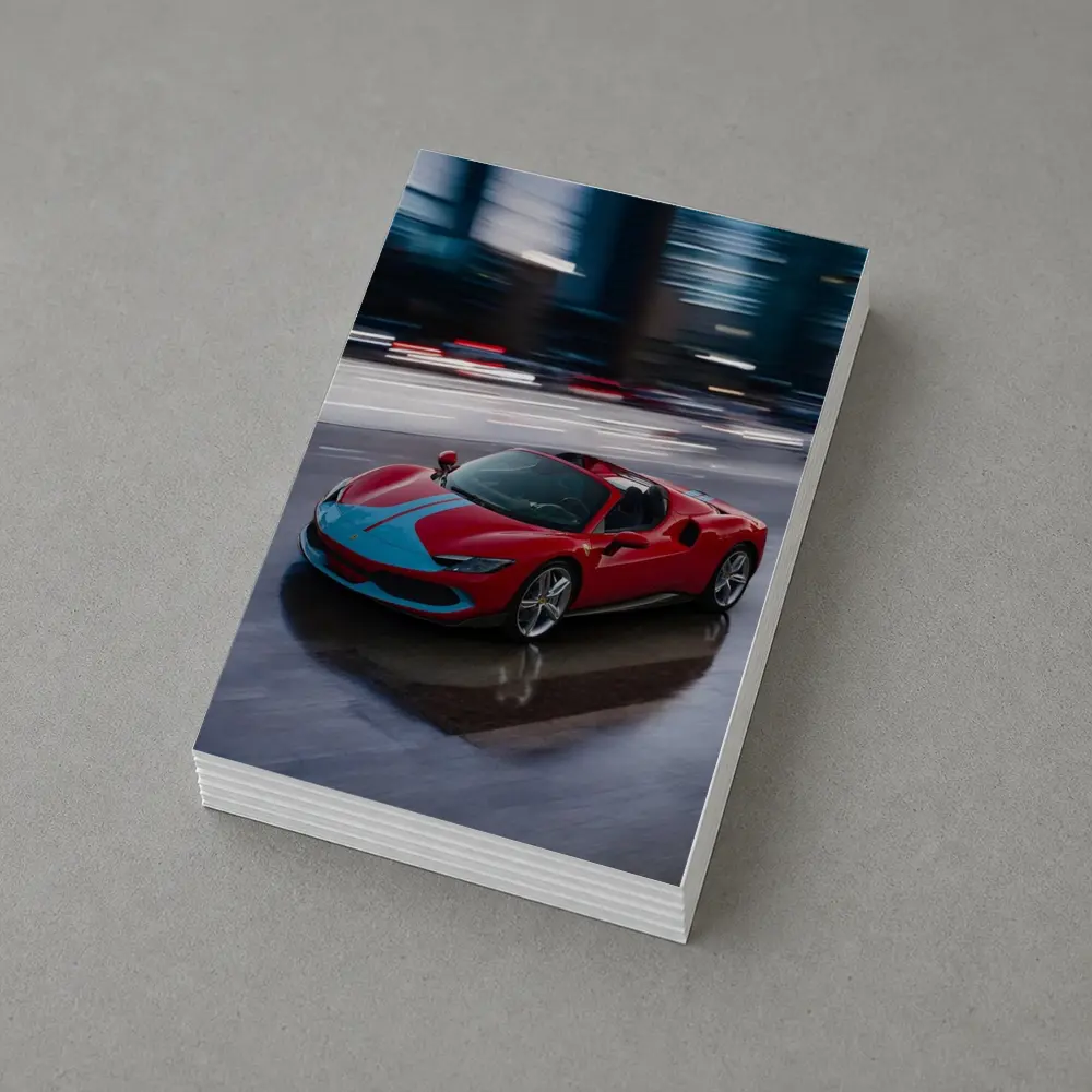 Ferrari 296 GTS Racing Through Night City – Postcards