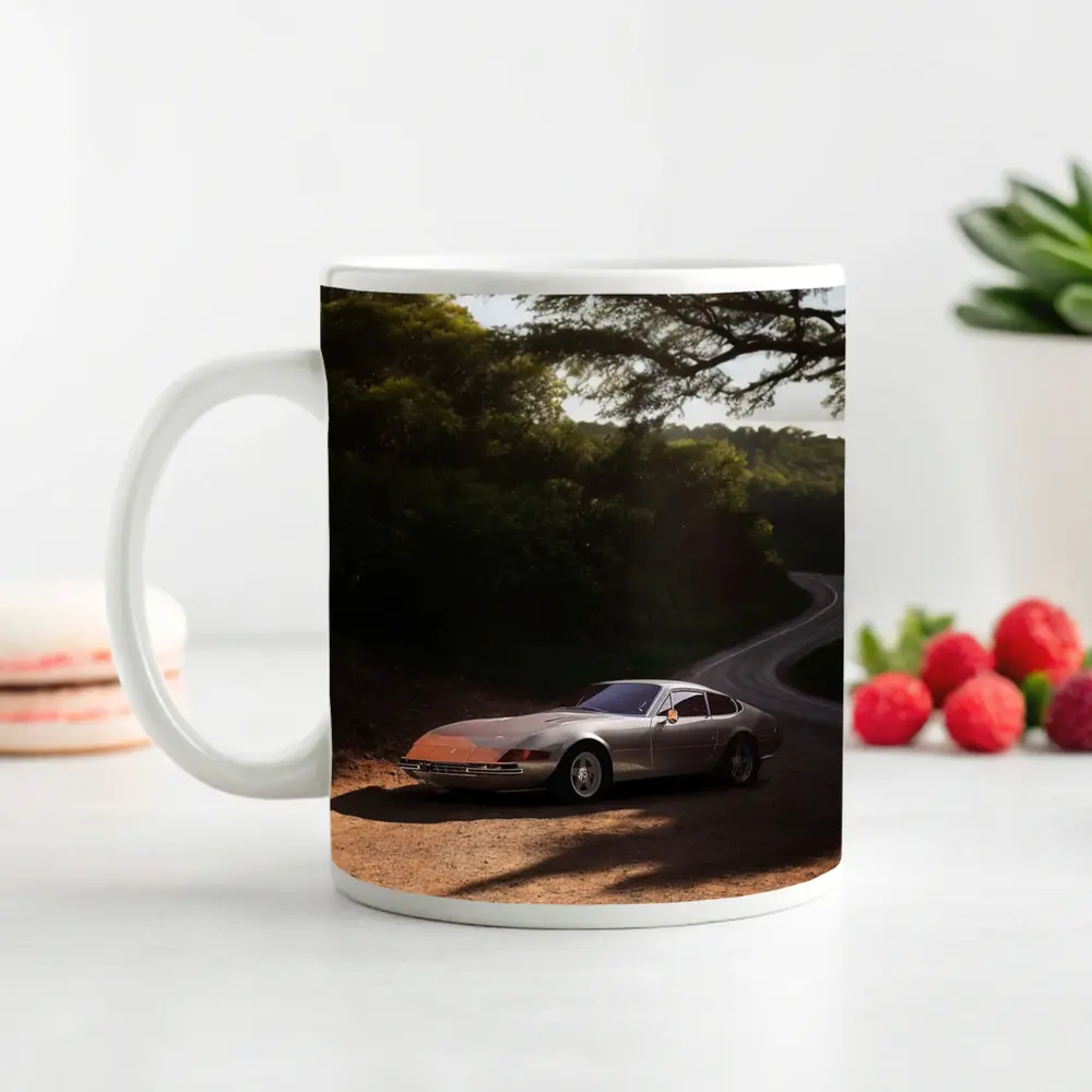 Ferrari 365 GTB4 Daytona Country Road – Mugs