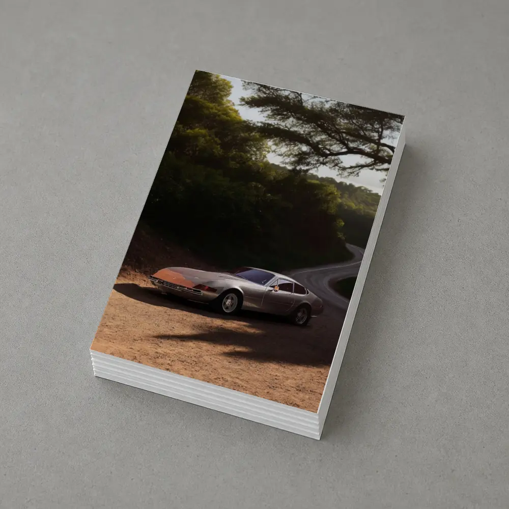 Ferrari 365 GTB4 Daytona Country Road – Postcards