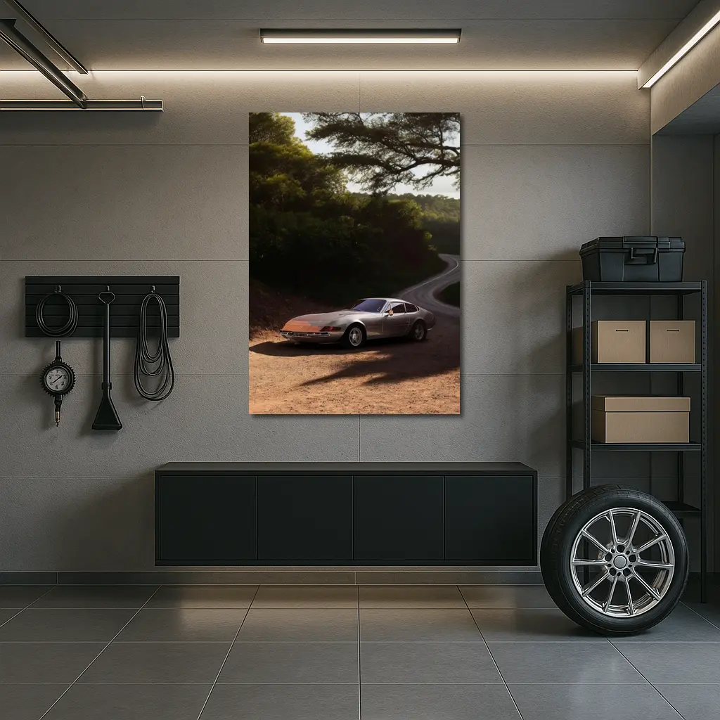 Ferrari 365 GTB4 Daytona Country Road – Wall Art
