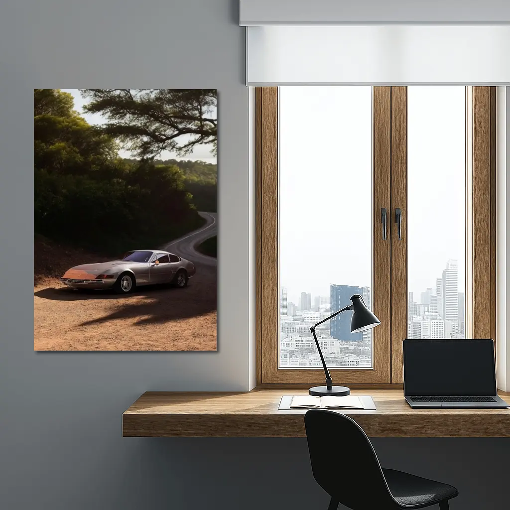 Ferrari 365 GTB4 Daytona Country Road – Wall Art