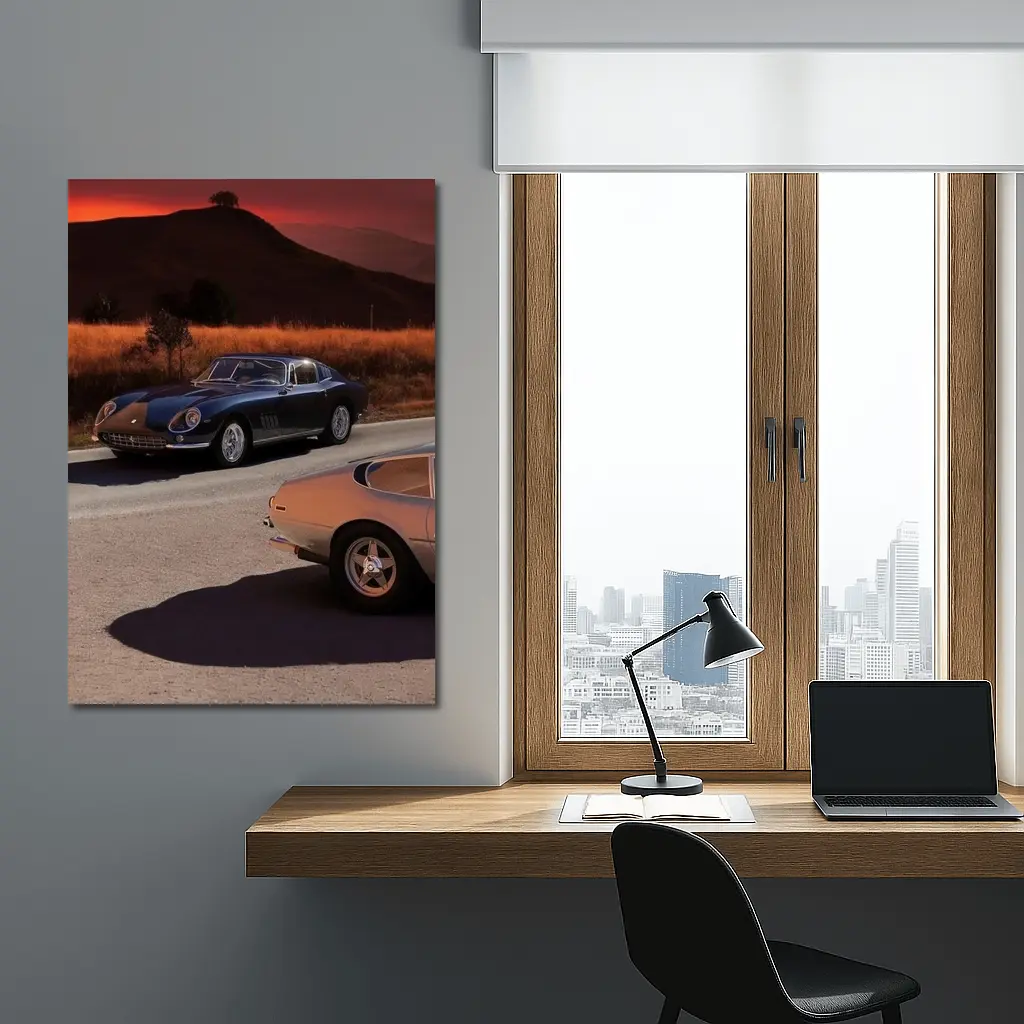 Ferrari 365 GTB Classic Cars Sunset Hills – Wall Art