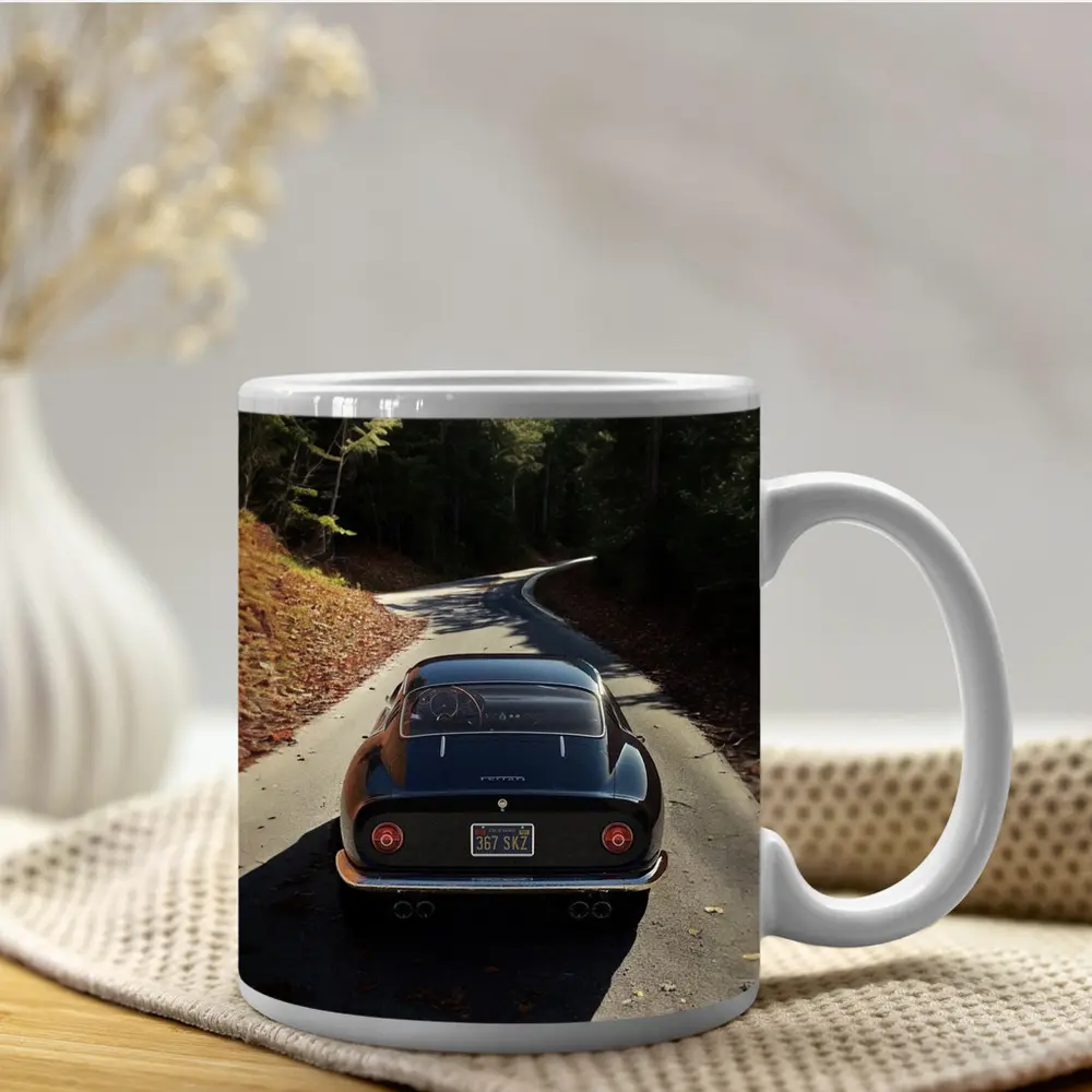Ferrari 365 GTB4 on Forest Road – Mugs